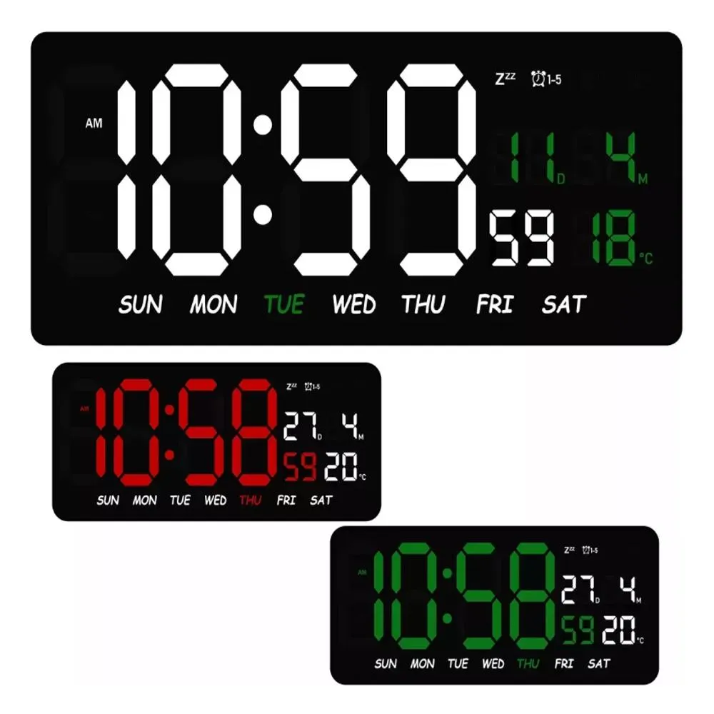 RELOJ DE PARED LED RC - Imagen 1