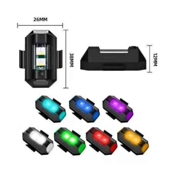 PAR DE LUCES LED CON CONTROL INF - Imagen 3