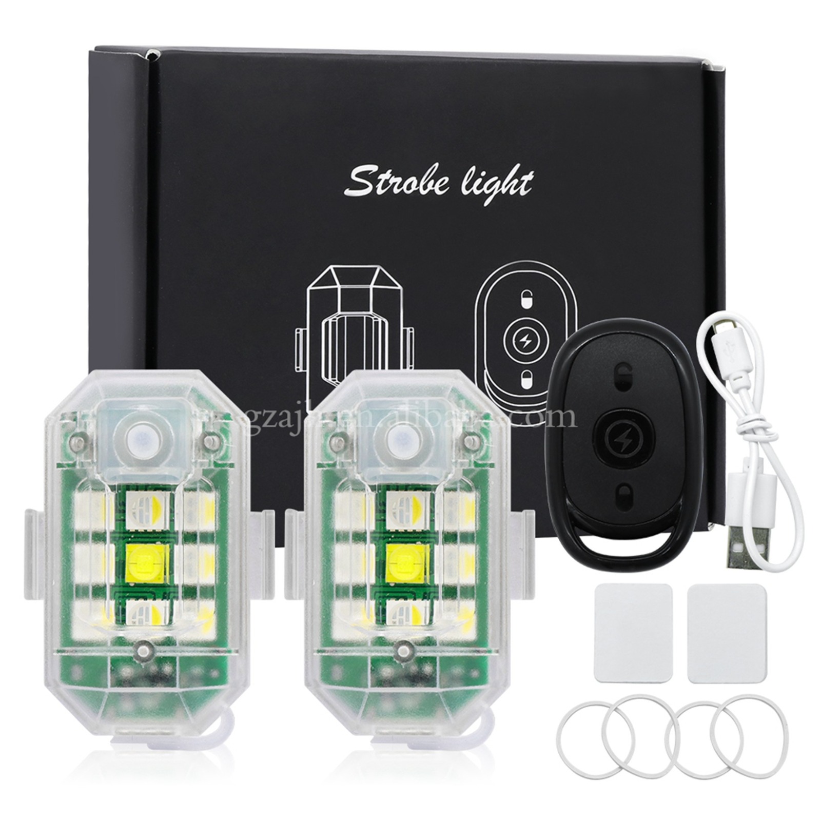 PAR DE LUCES LED CON CONTROL INF - Imagen 1