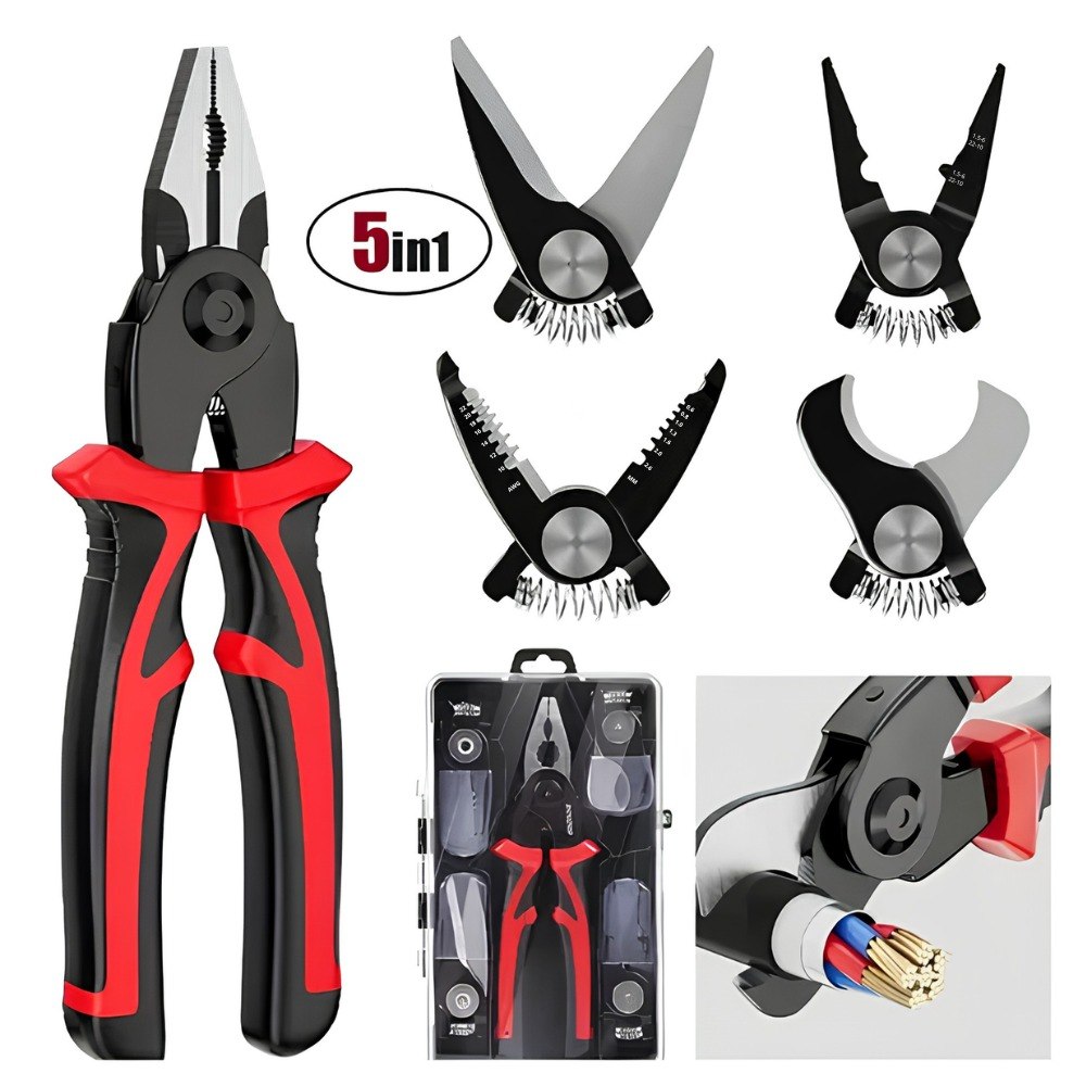 Kit Pinza Alicate Multiherramienta 5 En1 - Imagen 5