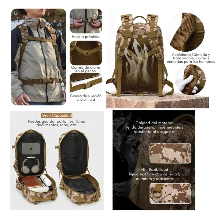 Bolso Morral Mochila Tactico Multifuncio
