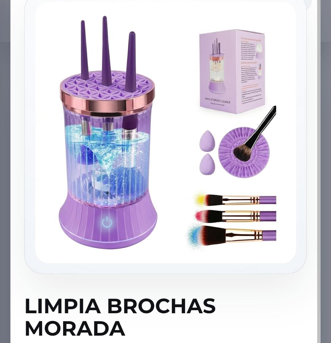 Limpiador de brochas morado - Imagen 3