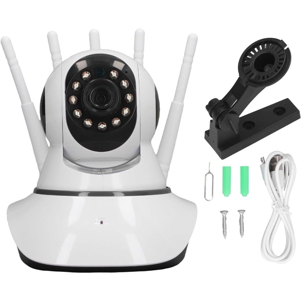 Camara De Seguridad Wifi 5 Antenas Robot - Imagen 1