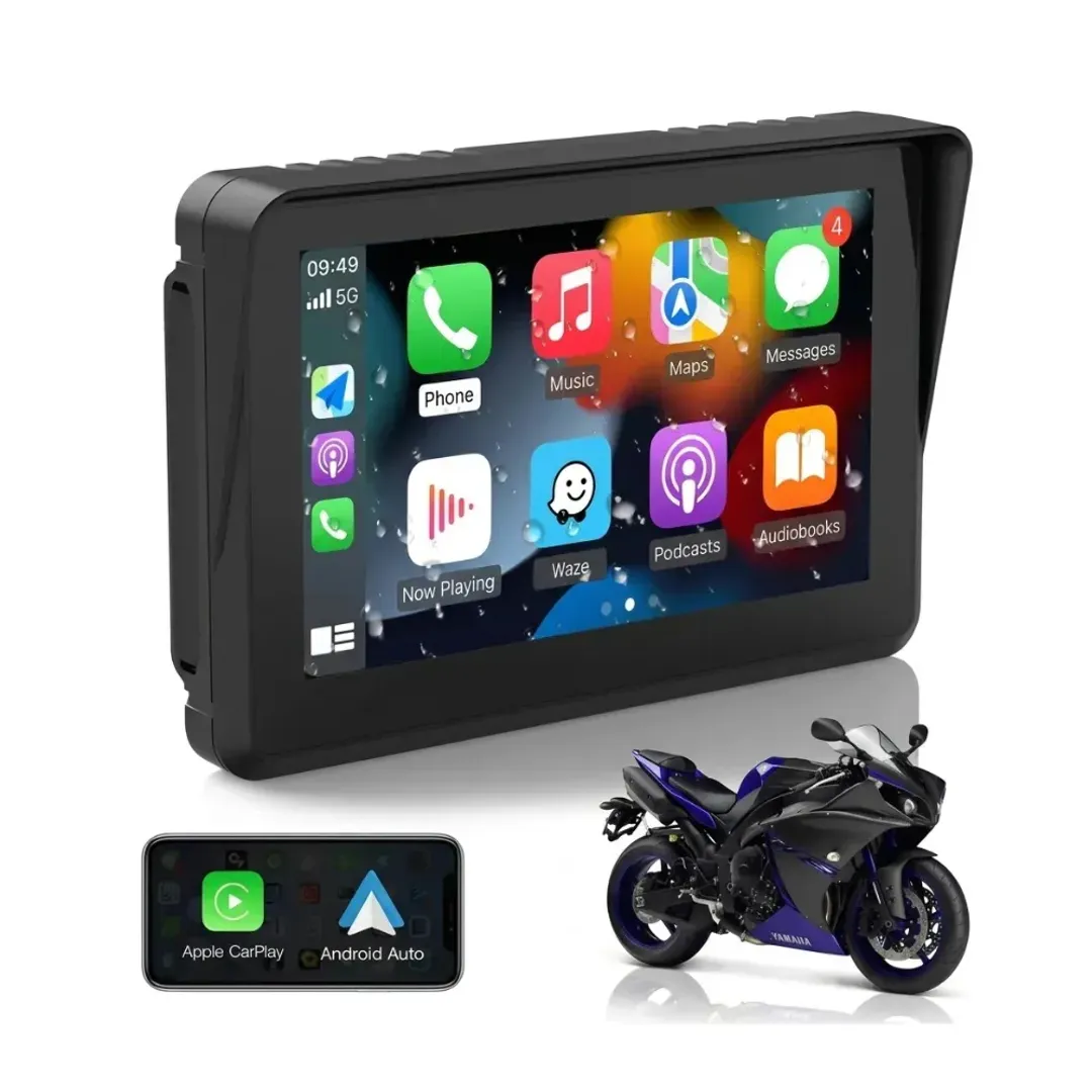 CAR PLAY PANTALLA PARA MOTO MULTIMEDIA - Imagen 1