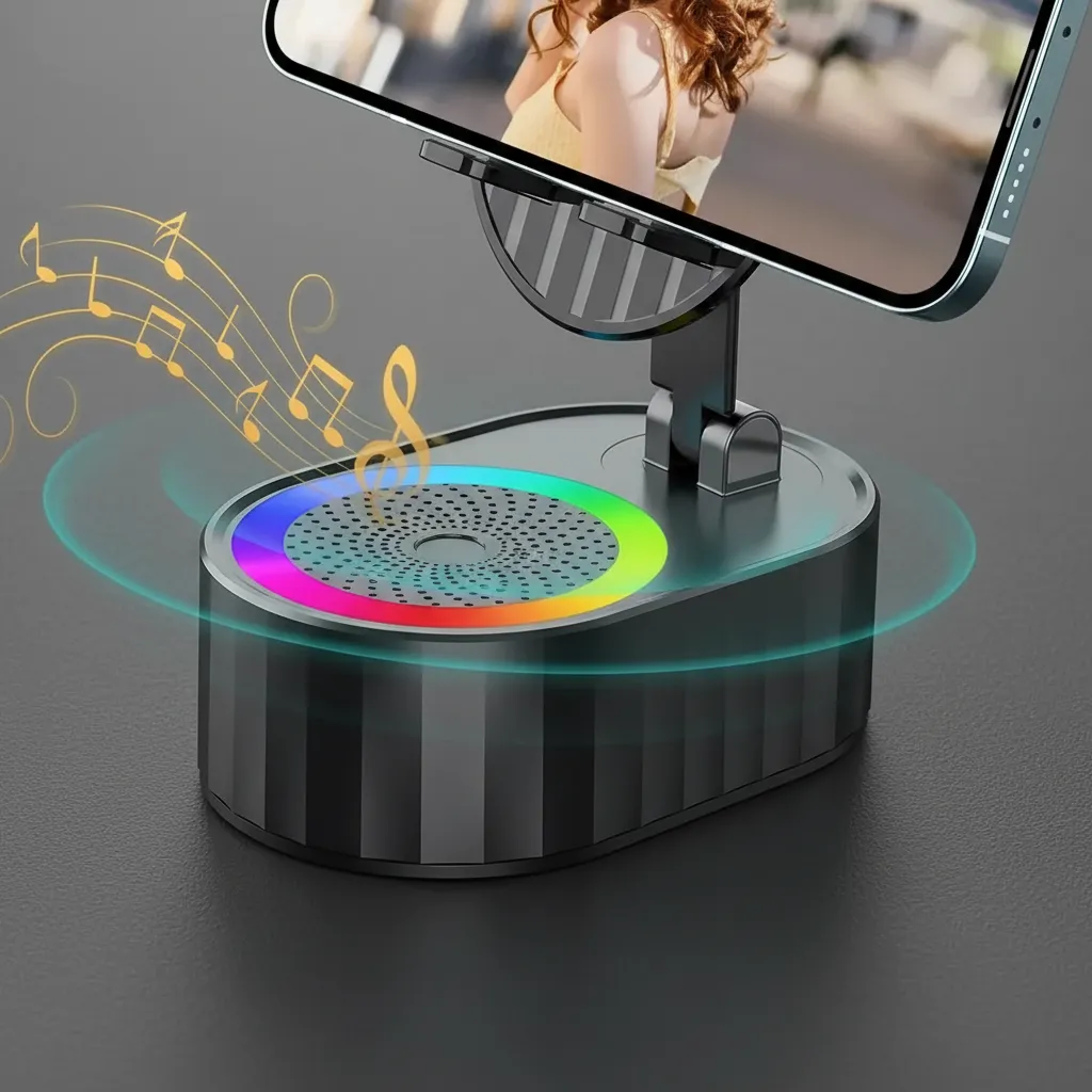 Soporte Para Celular  Altavoz Bluetooth - Imagen 4
