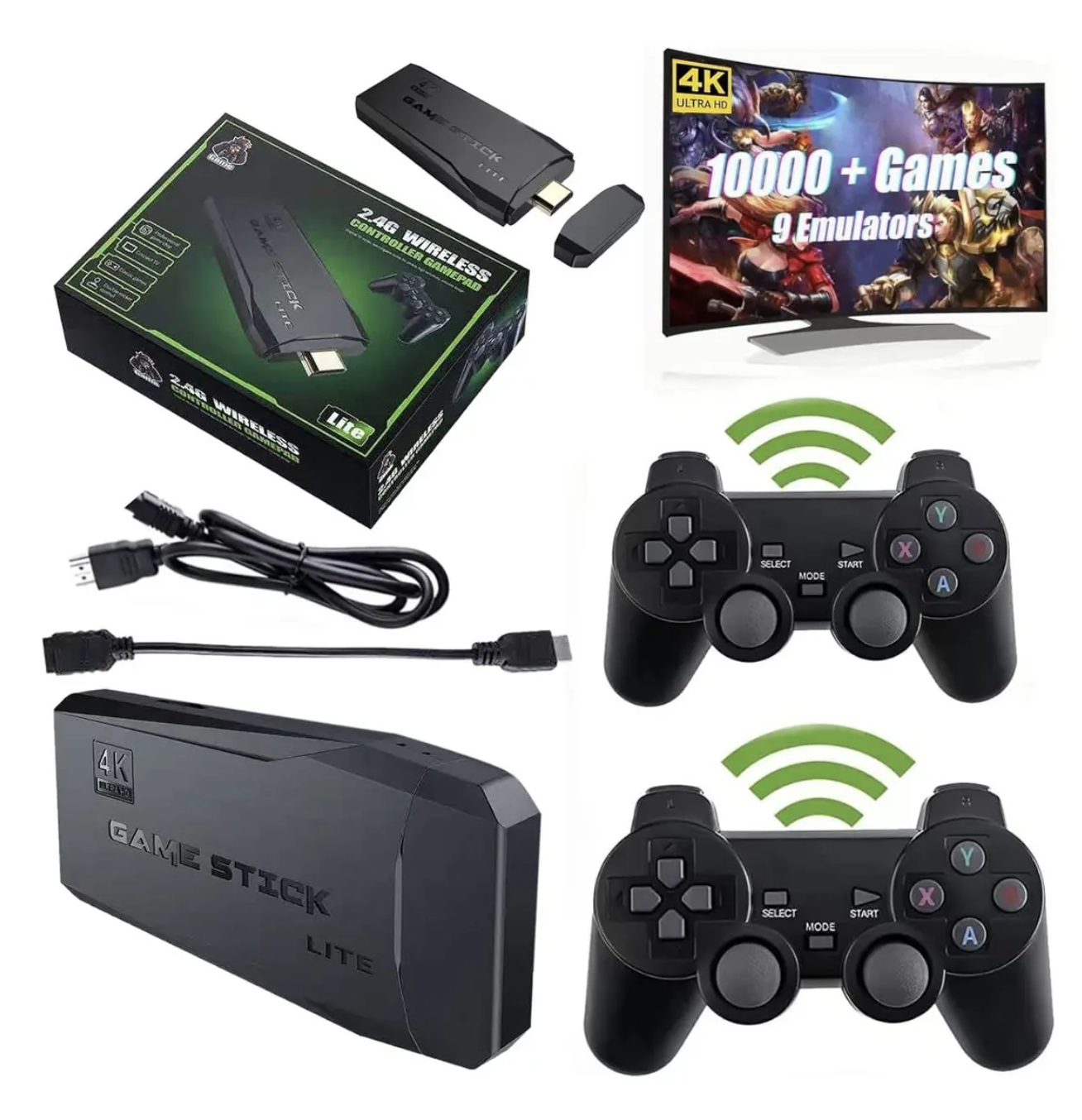 consola juegos reto M8+controles inalamb - Imagen 6
