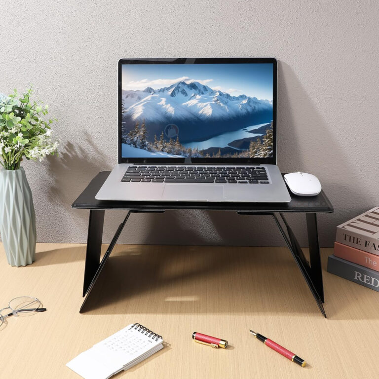 Soporte De Cuero Portátil Mesa Plegable
