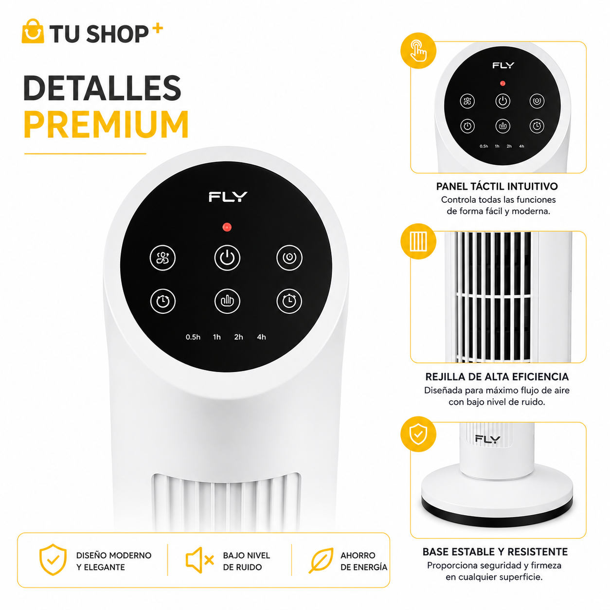 Ventilador de Torre con Control - Imagen 3