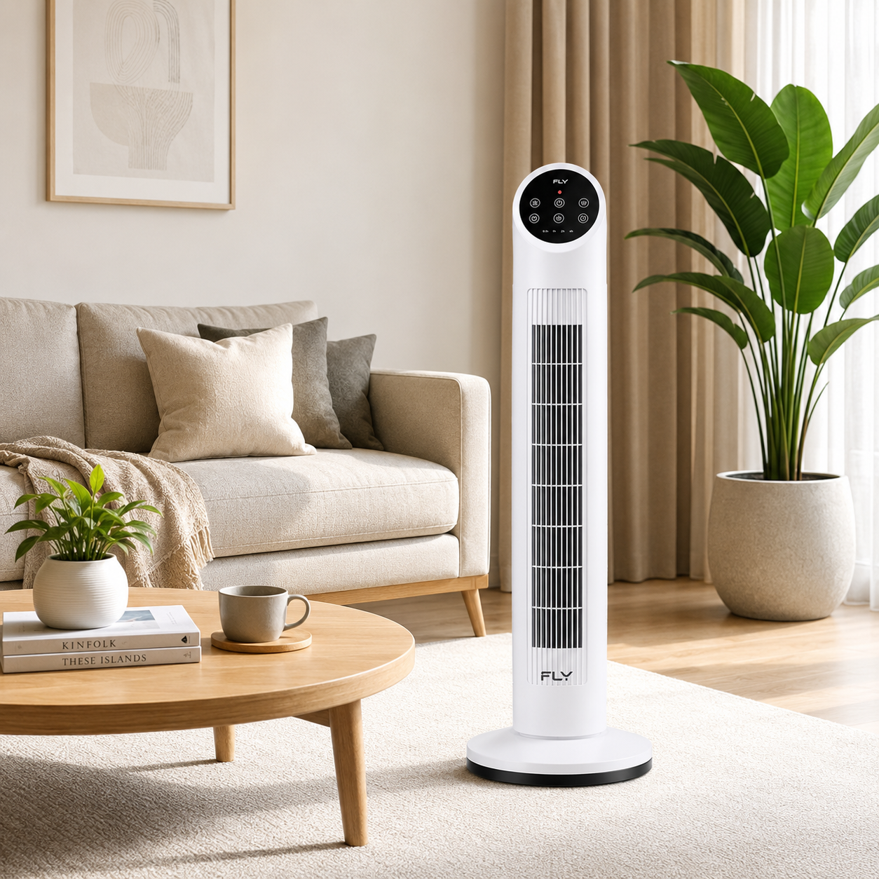 Ventilador de Torre con Control - Imagen 2