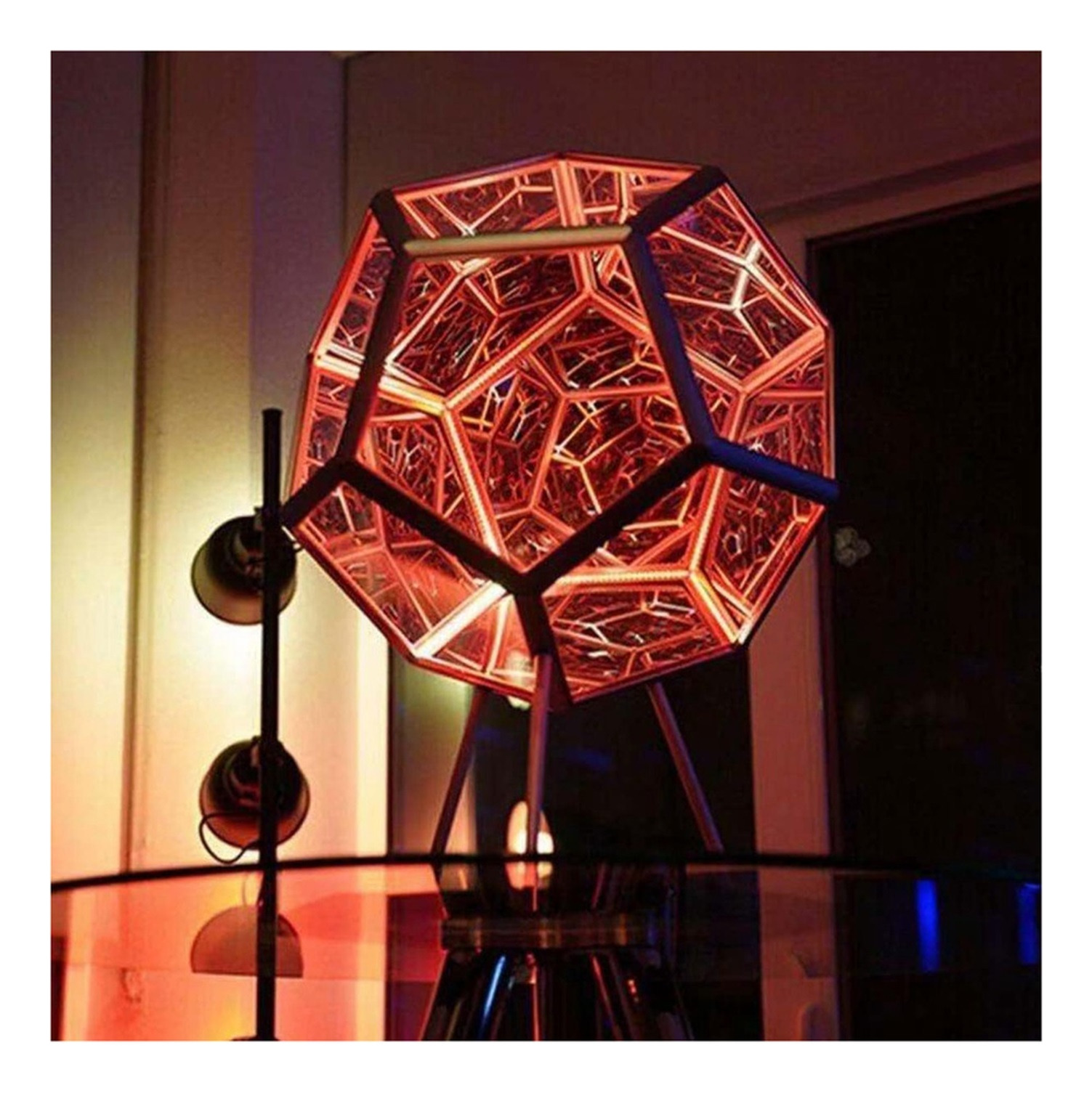 LÁMPARA LED ARTE ESPACIAL GEOMETRÍA - Imagen 1