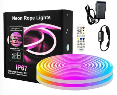 LUZ NEÓN FLEX AUDIO RITMICA 10 METROS - Imagen 3