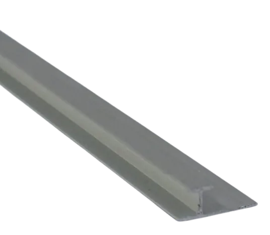 Perfil para Lámina SPC- SKU JA535 Color Plateado