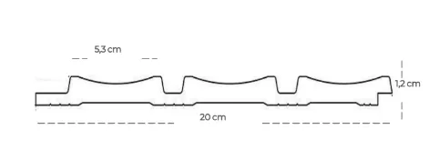 WallPanel – SKU W-B-C9F - Imagen 3