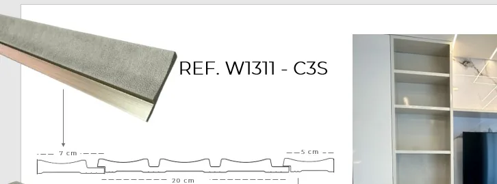 Terminación de WallPanel – SKU W1311-B-C3S - Imagen 2