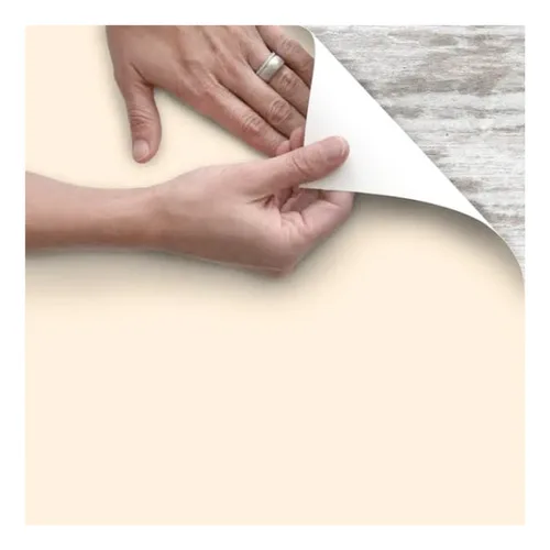 Vinilo Adhesivo 45 Cms X 15 Mts Vinilo Colores Mate Contact Almendra - Imagen 5