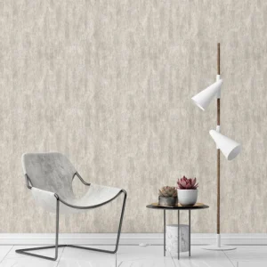Papel de Colgadura Efecto Estuco Beige Claro