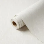 Papel de Colgadura Liso Texturizado Blanco Hueso