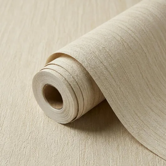 Papel de Colgadura Texturizado Beige Arena - Imagen 1