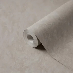 Papel de Colgadura Liso Gris Topo