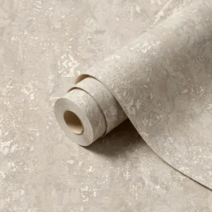 Papel de Colgadura Efecto Estuco Beige