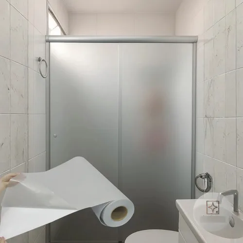 Película Vidrio Ventanas 60cm*7mts Privacidad Vinilo Fácil   Gris Sandblasting 60 Cms X 7 Mt - Imagen 5
