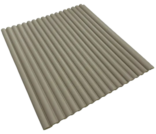 Panel WPC para Interior Estriado Beige Arena - Imagen 1