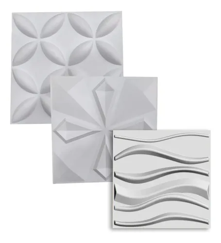 Paredes 3d Paneles Decorativos 3d En Pvc Diseño A Elección 50x50 Cms Diseño A Eleccion - Imagen 1