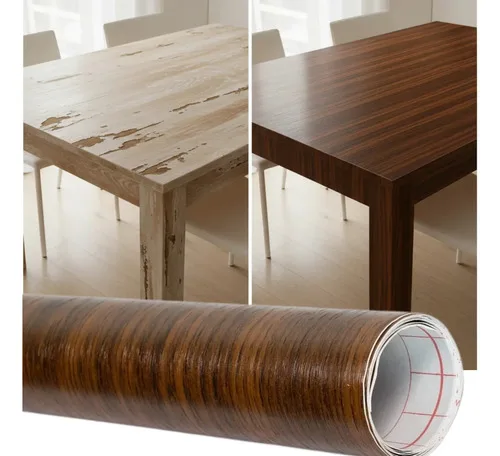 Vinilo Adhesivo 60 Cm X 2 Mts Mueble Cocina Pared Aluminio - Imagen 4