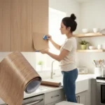 Vinilo Adhesivo 60 Cm X 2 Mts Mueble Cocina Pared Aluminio