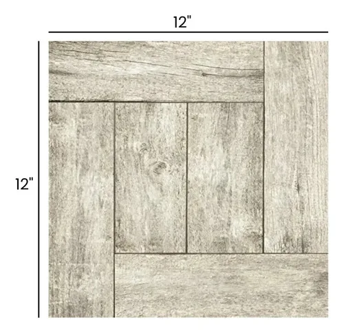 Baldosa Autoadhesiva De Vinilo 30x30 Cms Madera Adhesiva - Imagen 3