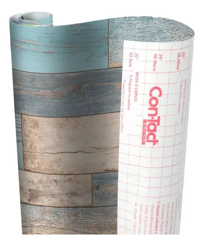 Vinilo Con-tact 45.7cm X 2.74m Madera Vintage Papel Adhesivo