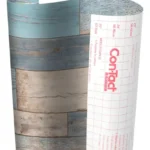Vinilo Decorativo Con-tact Diseño Madera De Pallet - Roll Turquesa