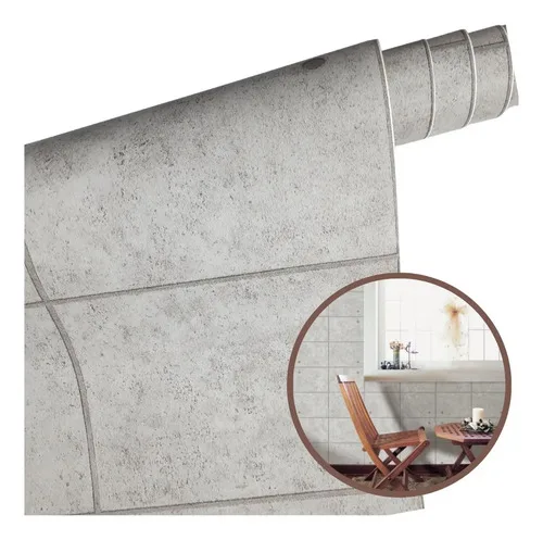 Rollo 50cm X 2mt Vinilo Texturizado Papel Adhesivo Muebles - Imagen 4
