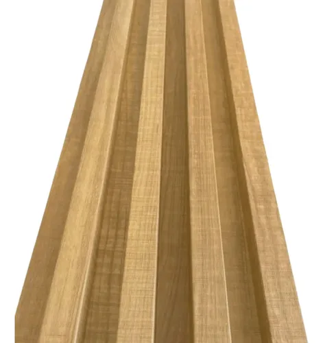Panel Ripado Wpc Interior Madera Plástica Panel 3d Ranurado - Imagen 8