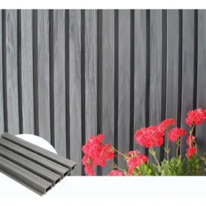 Panel Ripado Wpc Exterior Madera Plástica Panel 3d Ranurado