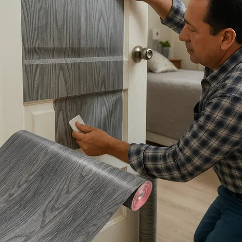 Vinilo Adhesivo 60cm X 40mts  Papel Tapiz Adhesivo Starhouse - Imagen 9
