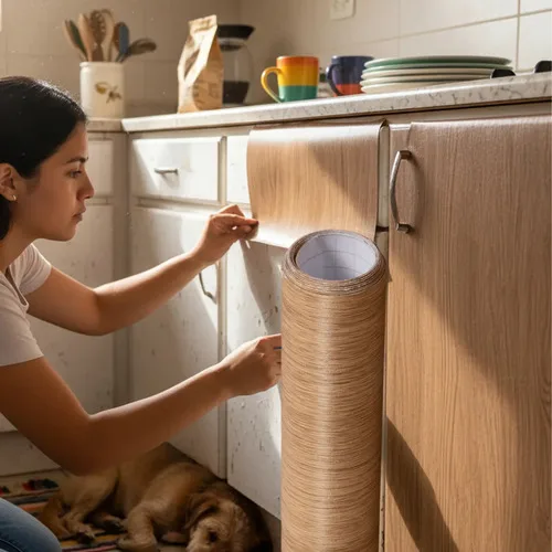 Vinilo Adhesivo 60cm X 40mts  Papel Tapiz Adhesivo Starhouse - Imagen 11