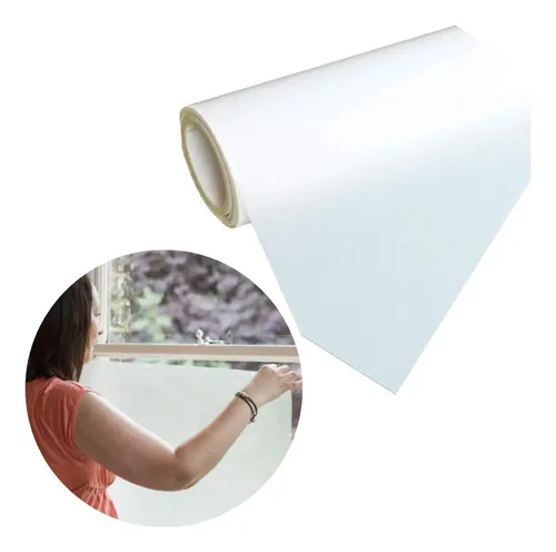 Vinilo Decorativo 60cm*10mt Vidrio Frosted Gris Privacidad - Imagen 2