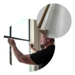 2mx120cm Vinilo Adhesivo Frosted Sandblasting Vidrio