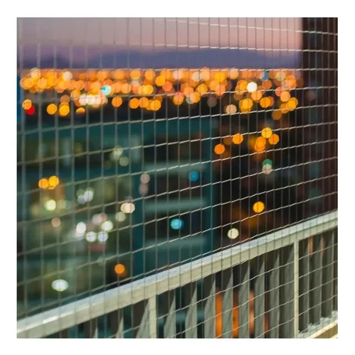 1,80 Mts X 1 Mt Malla Balcón Ventana Seguridad Transparente - Imagen 5