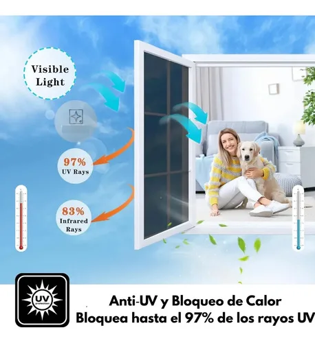 Polarizado Para Vidrio 5 Mt X 1 Mt Al 20% Vinilo Polarizado Polarizado Al 20 - Imagen 3