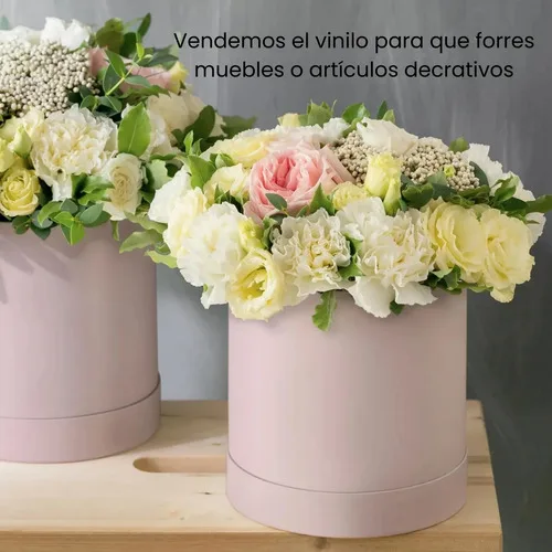 Vinilo Adhesivo 45 Cms X 15 Mts Vinilo Colores Mate Contact Rosa Pastel - Imagen 5