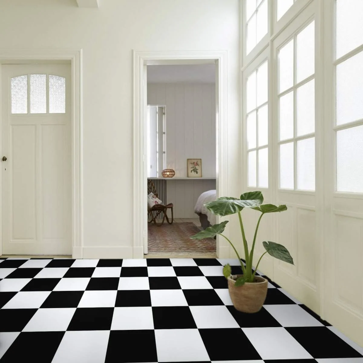 Piso Vinílico Tipo Baldosa | Rollo Tráfico Residencial - Imagen 8